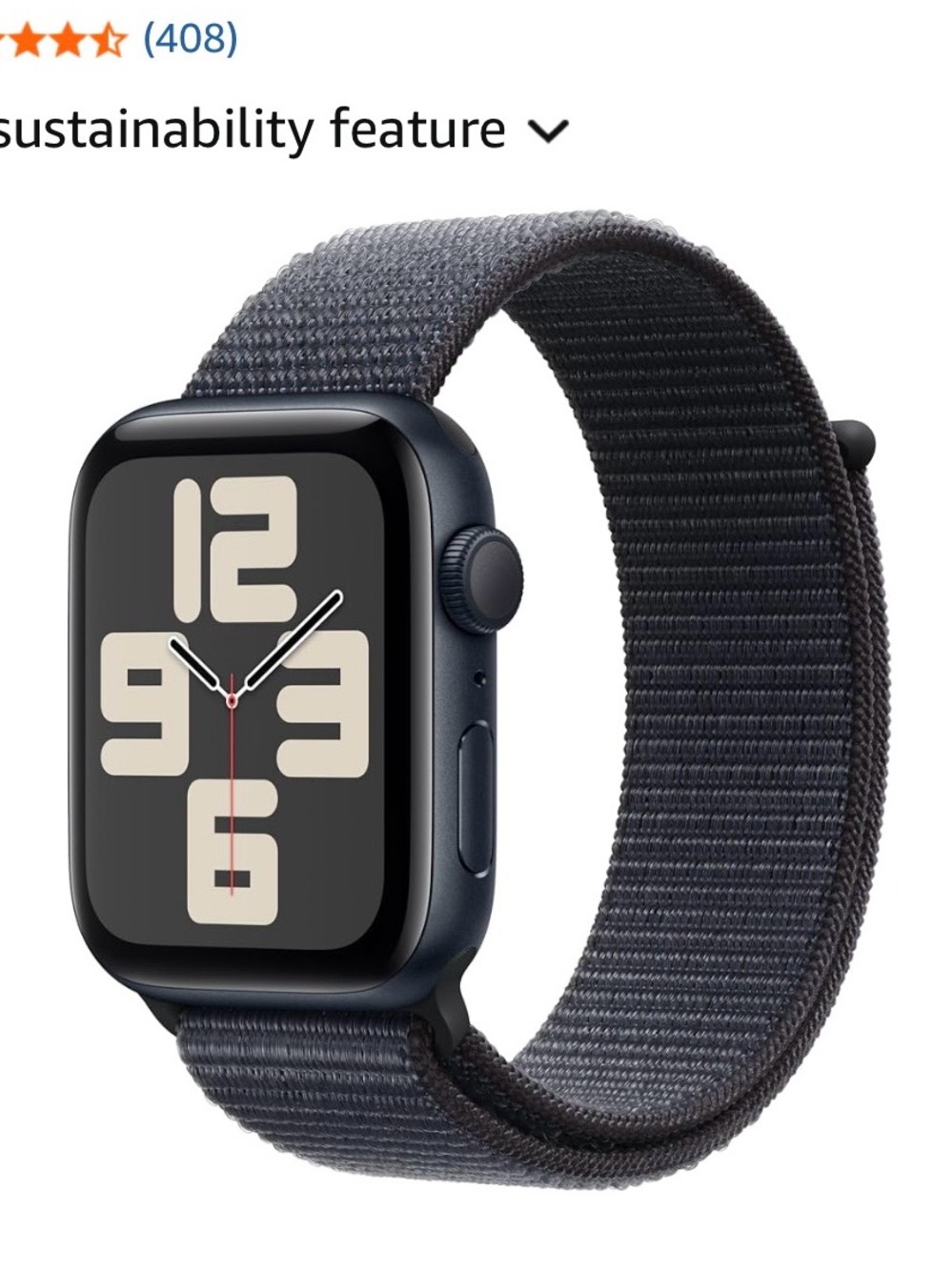Apple Watch SE (2nd Gen) [GPS 44mm] Midnight Aluminum
